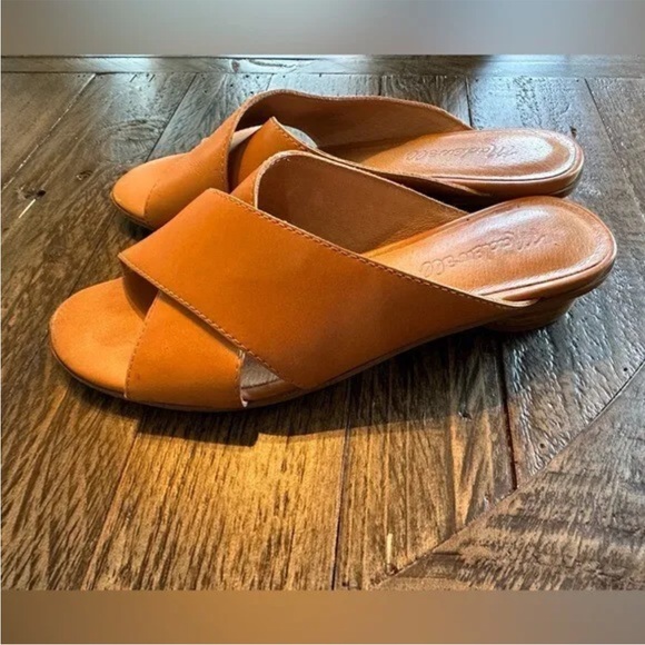 Madewell The Ruthie Criss Cross Mule neutral size 6.5 - Picture 2 of 9